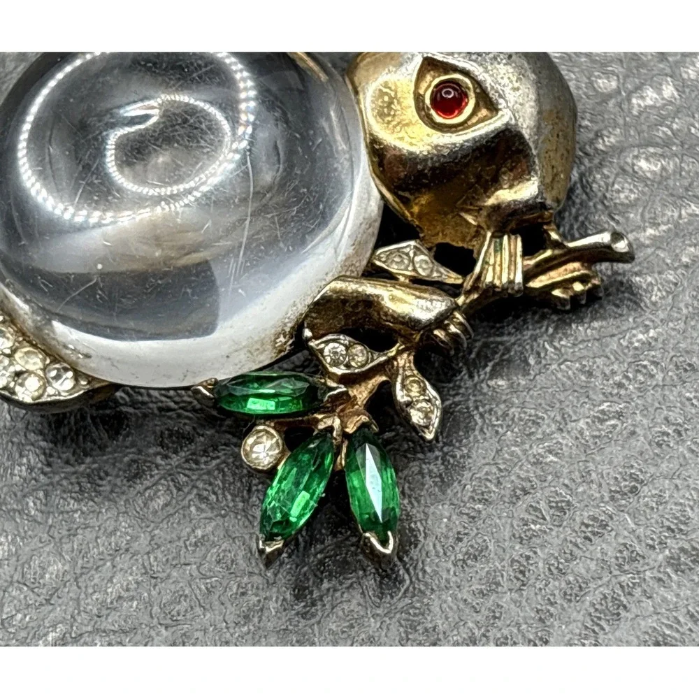 Trifari Alfred Philippe Jelly Belly Vermeil Sterling Rabbit Brooch Book Piece
